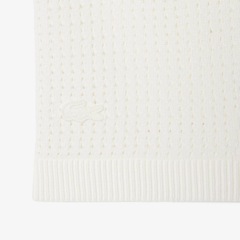 Camiseta Regata de Crochê em Mesh Lacoste Feminina - Foto 6