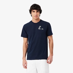 Camiseta de Tênis Ultra Dry Estampada Lacoste Masculina - Foto 1