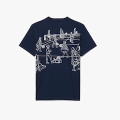 Camiseta de Tênis Ultra Dry Estampada Lacoste Masculina - Foto 4