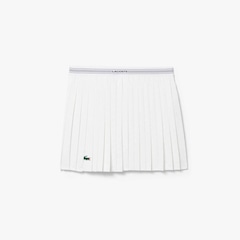 Saia Tennis Heritage Ultra Dry com forro Lacoste Feminina - Foto 3