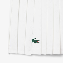 Saia Tennis Heritage Ultra Dry com forro Lacoste Feminina - Foto 4