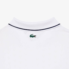 Camiseta Polo Tennis Heritage Ultra Dry Stretch Lacoste Masculina - Foto 4