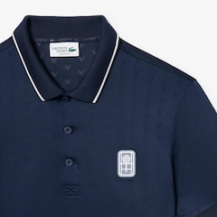 Camiseta Polo Tennis Heritage Ultra Dry Stretch Lacoste Masculina - Foto 4