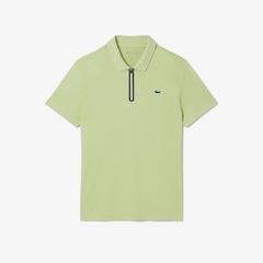 Camiseta Polo Tennis Ultra Dry Stretch com Jacquard Lacoste Masculina - Foto 3