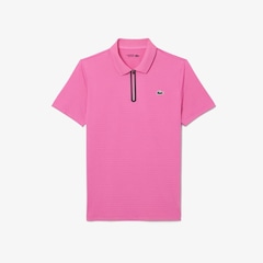 Camiseta Polo Tennis Ultra Dry Stretch com Jacquard Lacoste Masculina - Foto 1