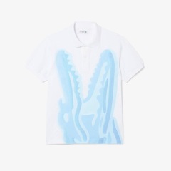 Camiseta Polo Piquet Estampada Classic Fit Lacoste Masculina - Foto 4