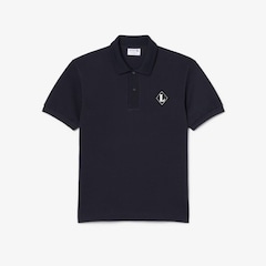 Camiseta Polo de Modelagem Clássica com Distintivo — Fabricada na França Lacoste Masculina - Foto 3
