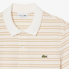 Camiseta Polo em Petit Piqué Listrada Classic Fit Lacoste Masculina - Foto 4