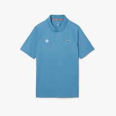 Camiseta Polo Lacoste de Algodão com Detalhe Rendado Modelagem reta Masculina - Foto 1