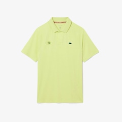 Camiseta Polo Lacoste de Algodão com Detalhe Rendado Modelagem reta Masculina - Foto 1