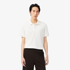 Camiseta Polo Lacoste de malha canelada Modelagem clássica Masculina - Foto 1