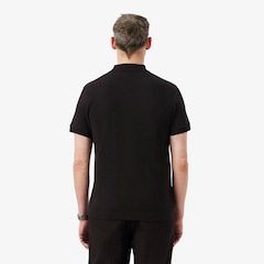 Camiseta Polo Lacoste de malha canelada Modelagem clássica Masculina - Foto 2