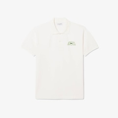 Camiseta Polo Lacoste Classic Fit com Gráfico de Branding Unissex - Foto 1