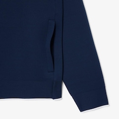 Blusão Moletom Lacoste Zíper com Gola Polo – Tennis Heritage Masculino - Foto 3