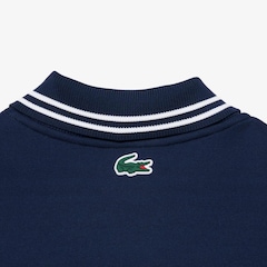 Blusão Moletom Lacoste Zíper com Gola Polo – Tennis Heritage Masculino - Foto 4