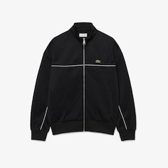 Blusão Moletom com Zíper e Detalhes Contrastantes Lacoste Masculino - Foto 4