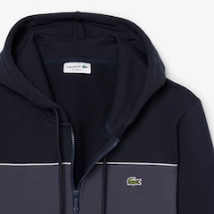 Blusão Moletom com Zíper e Blocos de Cor Lacoste Masculino - Foto 4