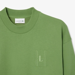 Blusão Moletom Bordado em Moletom Fleece Lacoste Masculino - Foto 4