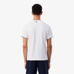 Camiseta Ultra Dry Tennis Heritage com Insígnia Lacoste Unissex - Foto 4