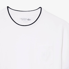 Camiseta Ultra Dry Tennis Heritage com Insígnia Lacoste Unissex - Foto 5