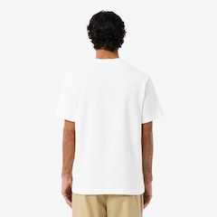 Camiseta de Malha Pesada Bordada Lacoste Masculina - Foto 4