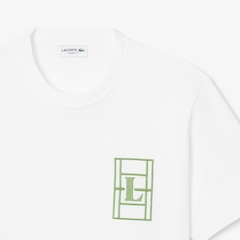 Camiseta de Malha Pesada Bordada Lacoste Masculina - Foto 5