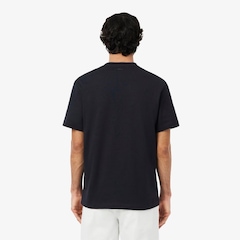 Camiseta de Malha Pesada Bordada Lacoste Masculina - Foto 2