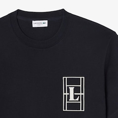 Camiseta de Malha Pesada Bordada Lacoste Masculina - Foto 4