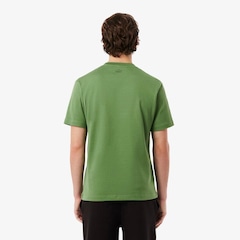 Camiseta de Malha Pesada Bordada Lacoste Masculina - Foto 2