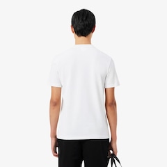 Camiseta piqué com marca de jacquard Lacoste Masculina - Foto 4