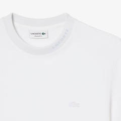 Camiseta piqué com marca de jacquard Lacoste Masculina - Foto 5