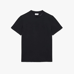Camiseta piqué com marca de jacquard Lacoste Masculina - Foto 1