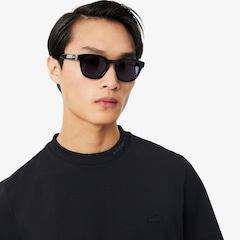 Camiseta piqué com marca de jacquard Lacoste Masculina - Foto 3
