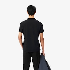 Camiseta piqué com marca de jacquard Lacoste Masculina - Foto 4