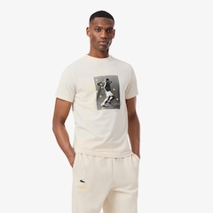 Camiseta Lacoste Tennis x Novak Djokovic Gráfica Masculina - Foto 1