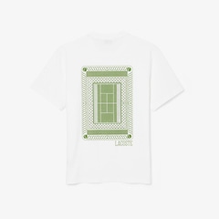Camiseta em malha estampada Lacoste Masculina - Foto 5