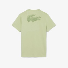 Camiseta Esportiva Ultra Dry com Estampa de Crocodilo Lacoste Masculina - Foto 4