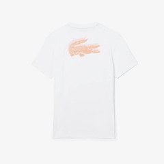 Camiseta Esportiva Ultra Dry com Estampa de Crocodilo Lacoste Masculina - Foto 4