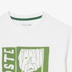 Camiseta Esportiva Estampada Lacoste Masculina - Foto 5