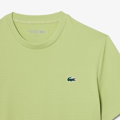Camiseta de Tênis Ultra Dry Stretch Jacquard Lacoste Masculina - Foto 4