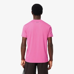 Camiseta de Tênis Ultra Dry Stretch Jacquard Lacoste Masculina - Foto 2
