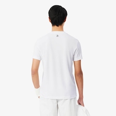 Camiseta de tênis Novak Djokovic x Lacoste Masculina - Foto 4