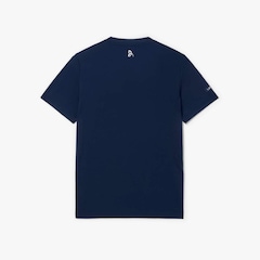 Camiseta de tênis Novak Djokovic x Lacoste Masculina - Foto 4