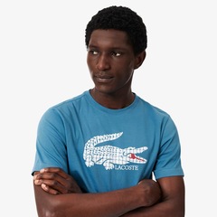 Camiseta de Tênis Edição Roland-Garros Lacoste Masculina - Foto 3