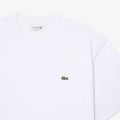 Camiseta de malha de algodão pesado Lacoste Masculina - Foto 5