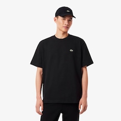 Camiseta de malha de algodão pesado Lacoste Masculina - Foto 2