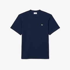 Camiseta de malha de algodão pesado Lacoste Masculina - Foto 3