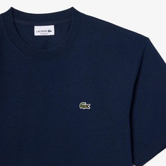 Camiseta de malha de algodão pesado Lacoste Masculina - Foto 4