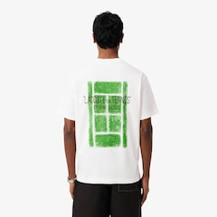 Camiseta de Algodão Estampada Lacoste Masculina - Foto 2