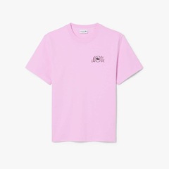Camiseta de Algodão Estampada Lacoste Masculina - Foto 3